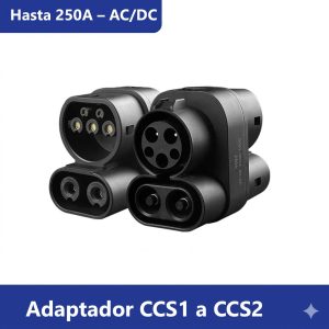 Adaptador CCS1 a CCS2 para carga rápida de vehículo eléctrico - 250A